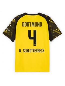 Borussia Dortmund Nico Schlotterbeck #4 Replika Hemmakläder 2025-26 Kortärmad